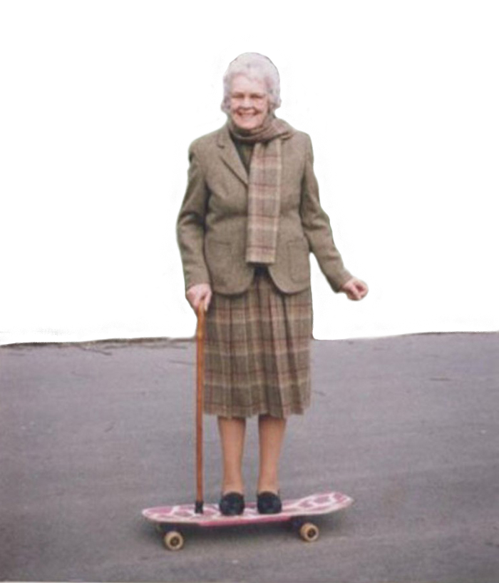 Skate oma